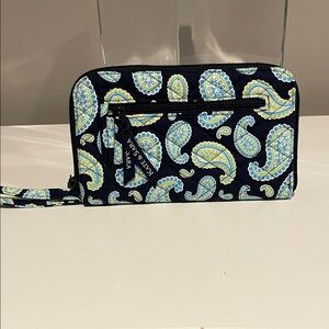 Kate and Sara Blue and Green Paisley Wallet